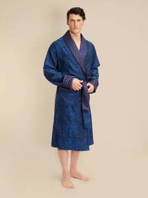 Men's Long Smoking Jacket - Sherlock