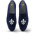 Fleur design on custom velvet slipper / shoes | Bown of London